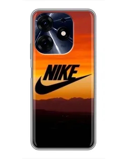 Чехол для TECNO Spark 10 Pro с картинкой «Nike — вечерний горизонт»