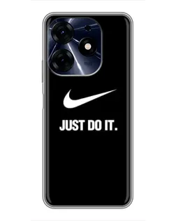 Чехол для TECNO Spark 10 Pro с картинкой «Классический принт Nike»