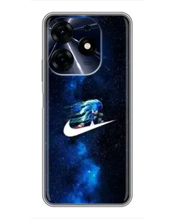 Чехол для TECNO Spark 10 Pro с картинкой «Звездный путь Nike»