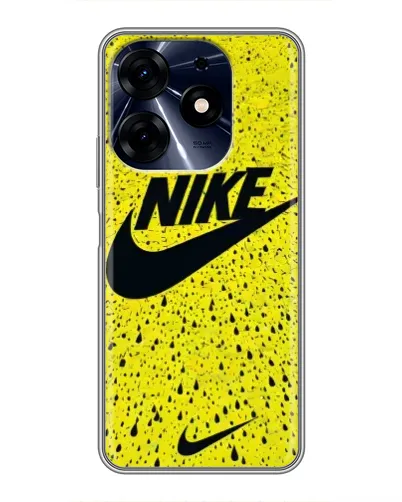 Чехол для TECNO Spark 10 Pro с картинкой «Желтый текстурный Nike» Чехол для TECNO Spark 10 Pro с картинкой «Желтый текстурный Nike»