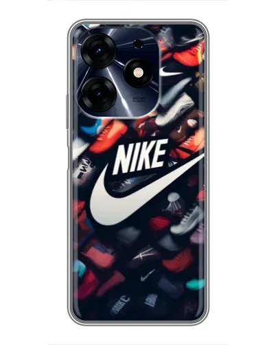 Чехол для TECNO Spark 10 Pro с картинкой «Коллекция кроссовок Nike» Чехол для TECNO Spark 10 Pro с картинкой «Коллекция кроссовок Nike»