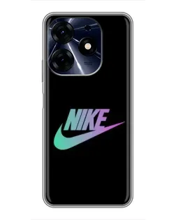 Чехол для TECNO Spark 10 Pro с картинкой «Nike — городская ночь»