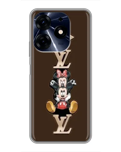 Чехол для TECNO Spark 10 Pro с картинкой «LV и Микки Маус»