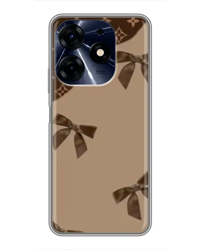 Чехол для TECNO Spark 10 Pro с картинкой «LV — кофейный атлас»