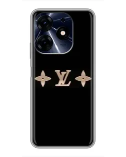 Чехол для TECNO Spark 10 Pro с картинкой «Louis Vuitton — минимализм»