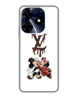 Чехол для TECNO Spark 10 Pro с картинкой «LV и Микки Маус»