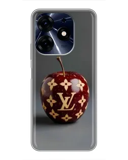 Чехол для TECNO Spark 10 Pro с картинкой «Красное яблоко LV»