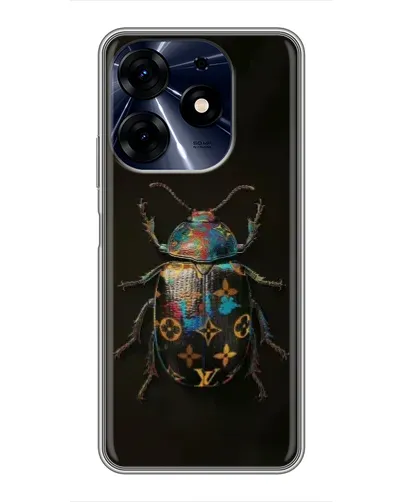 Чехол для TECNO Spark 10 Pro с картинкой «LV — мраморный принт»