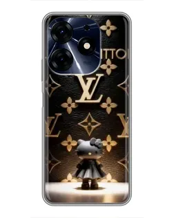 Чехол для TECNO Spark 10 Pro с картинкой «Монограмма с фигурой»