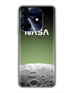 Чехол для TECNO Spark 10 Pro с картинкой «NASA — лунный градиент»
