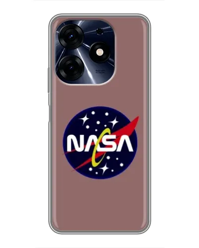 Чехол для TECNO Spark 10 Pro с картинкой «NASA — ретро космос»