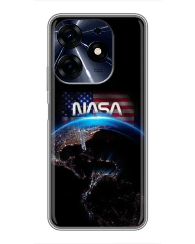 Чехол для TECNO Spark 10 Pro с картинкой «Земля из космоса NASA»