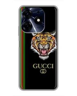 Чехол для TECNO Spark 10 Pro с картинкой «Тигр Gucci»