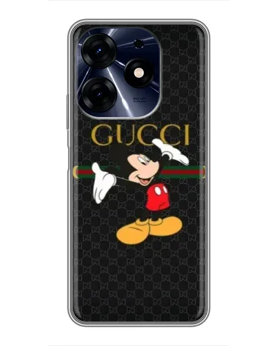Чехол для TECNO Spark 10 Pro с картинкой «Микки Маус Gucci»