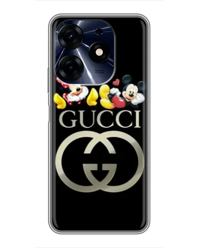 Чехол для TECNO Spark 10 Pro с картинкой «Gucci — герои Disney»