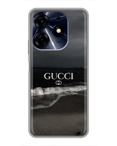 Чехол для TECNO Spark 10 Pro с картинкой «Gucci — морской прибой»