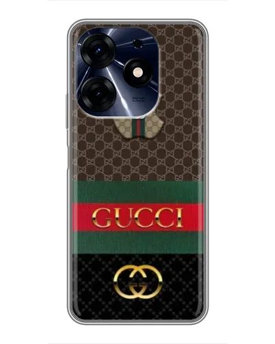Чехол для TECNO Spark 10 Pro с картинкой «Gucci — брендированный десерт»