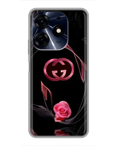 Чехол для TECNO Spark 10 Pro с картинкой «Gucci — неоновая роза»