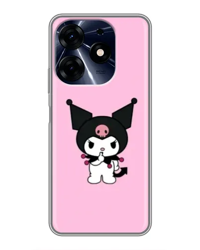 Чехол для TECNO Spark 10 Pro с картинкой «Kuromi — розовая нежность» Чехол для TECNO Spark 10 Pro с картинкой «Kuromi — розовая нежность»