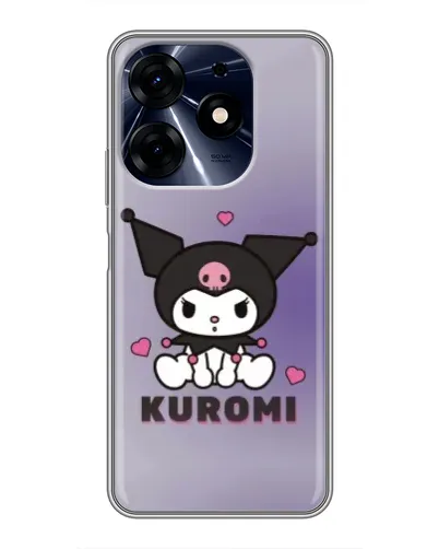 Чехол для TECNO Spark 10 Pro с картинкой «Kuromi — фиолетовый арт» Чехол для TECNO Spark 10 Pro с картинкой «Kuromi — фиолетовый арт»
