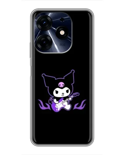 Чехол для TECNO Spark 10 Pro с картинкой «Электрическая Kuromi» Чехол для TECNO Spark 10 Pro с картинкой «Электрическая Kuromi»