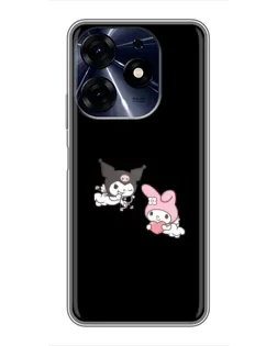 Чехол для TECNO Spark 10 Pro с картинкой «My Melody и Kuromi»