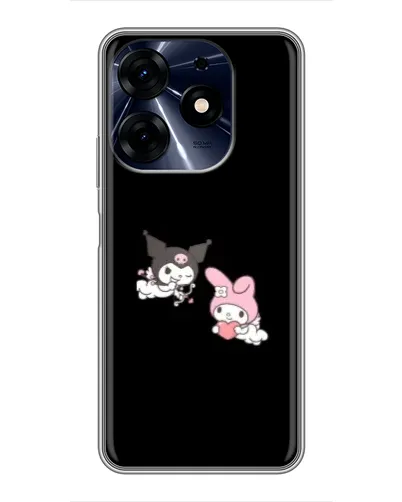 Чехол для TECNO Spark 10 Pro с картинкой «My Melody и Kuromi» Чехол для TECNO Spark 10 Pro с картинкой «My Melody и Kuromi»