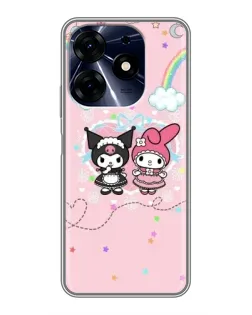 Чехол для TECNO Spark 10 Pro с картинкой «My Melody и Kuromi»
