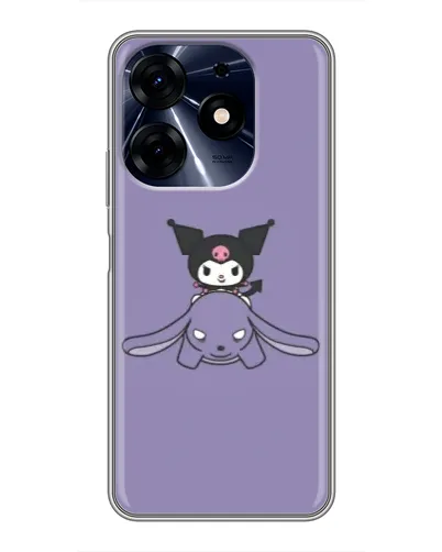 Чехол для TECNO Spark 10 Pro с картинкой «Kuromi на лиловом фоне» Чехол для TECNO Spark 10 Pro с картинкой «Kuromi на лиловом фоне»