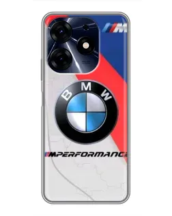 Чехол для TECNO Spark 10 Pro с картинкой «BMW Performance стиль»