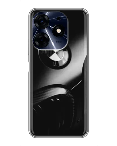 Чехол для TECNO Spark 10 Pro с картинкой «Эмблема BMW — макро»
