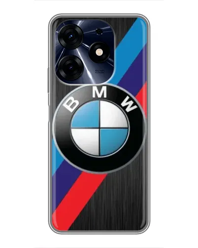 Чехол для TECNO Spark 10 Pro с картинкой «BMW M-stripes стиль»