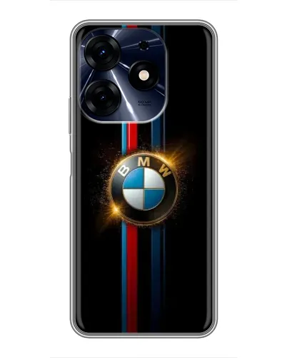 Чехол для TECNO Spark 10 Pro с картинкой «BMW M-Power неон»