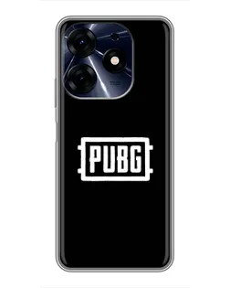 Чохол для TECNO Spark 10 Pro з картинкою «Лого BMW — металевий блиск»