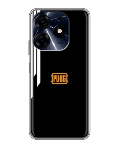 Чехол для TECNO Spark 10 Pro с картинкой «PUBG — вертикальные линии»