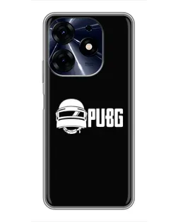 Чехол для TECNO Spark 10 Pro с картинкой «PUBG — классический лого»
