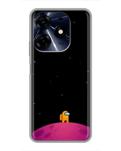 Чехол для TECNO Spark 10 Pro с картинкой «Одинокий герой на планете» Чехол для TECNO Spark 10 Pro с картинкой «Одинокий герой на планете»