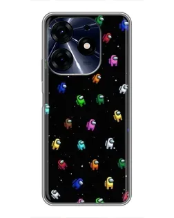 Чохол для TECNO Spark 10 Pro з картинкою «Екіпаж Among Us»