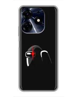 Чохол для TECNO Spark 10 Pro з картинкою «Among Us шолом»
