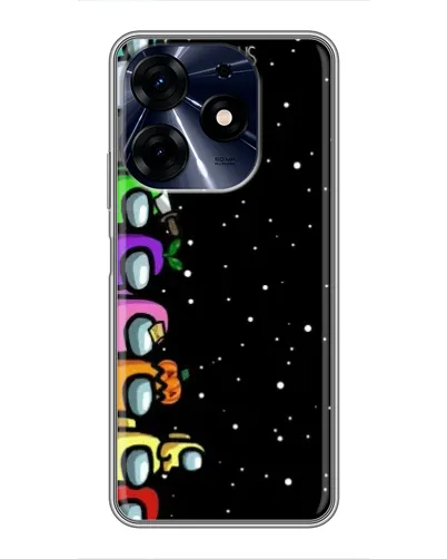 Чехол для TECNO Spark 10 Pro с картинкой «Команда Among Us» Чехол для TECNO Spark 10 Pro с картинкой «Команда Among Us»