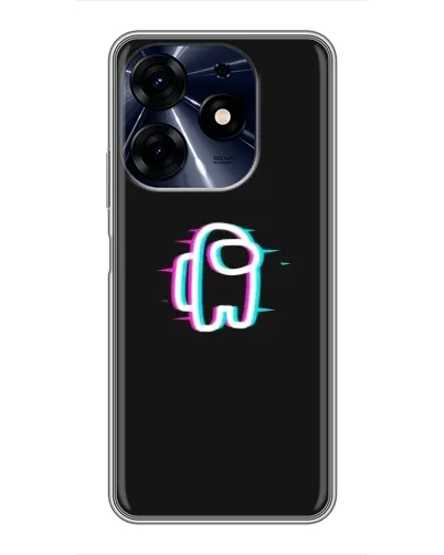Чехол для TECNO Spark 10 Pro с картинкой «Among Us неон» Чехол для TECNO Spark 10 Pro с картинкой «Among Us неон»
