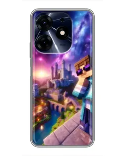 Чохол для TECNO Spark 10 Pro з картинкою «Стів та космос»