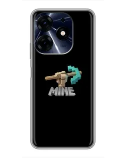 Чехол для TECNO Spark 10 Pro с картинкой «Алмазная кирка»
