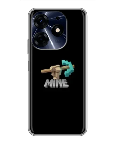 Чехол для TECNO Spark 10 Pro с картинкой «Алмазная кирка» Чехол для TECNO Spark 10 Pro с картинкой «Алмазная кирка»
