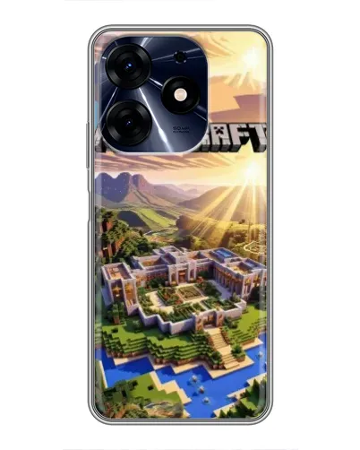 Чехол для TECNO Spark 10 Pro с картинкой «Minecraft панорама» Чехол для TECNO Spark 10 Pro с картинкой «Minecraft панорама»