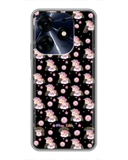 Чехол для TECNO Spark 10 Pro с картинкой «Magic Unicorn паттерн»