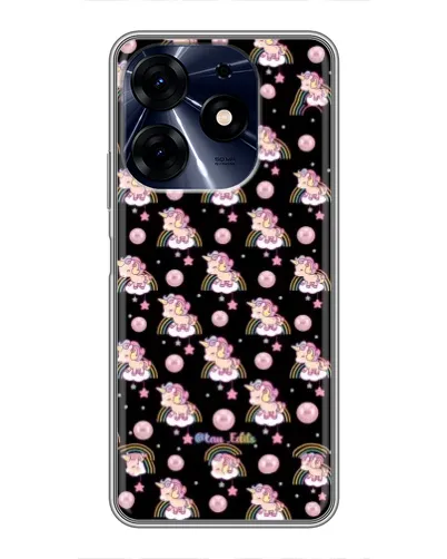 Чехол для TECNO Spark 10 Pro с картинкой «Magic Unicorn паттерн»
