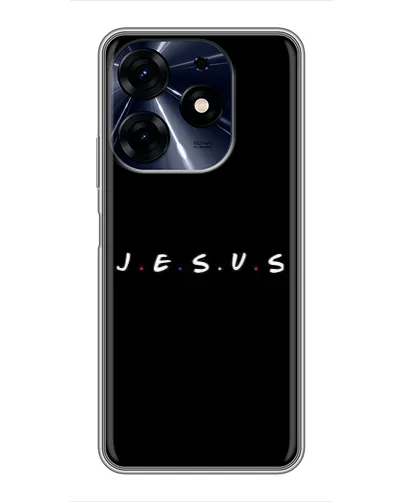 Чехол для TECNO Spark 10 Pro с картинкой «Точки веры J.E.S.U.S.» Чехол для TECNO Spark 10 Pro с картинкой «Точки веры J.E.S.U.S.»