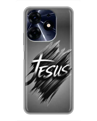 Чехол для TECNO Spark 10 Pro с картинкой «Надпись Jesus Graffiti» Чехол для TECNO Spark 10 Pro с картинкой «Надпись Jesus Graffiti»