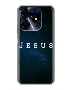 Чехол для TECNO Spark 10 Pro с картинкой «Звездное небо Jesus»